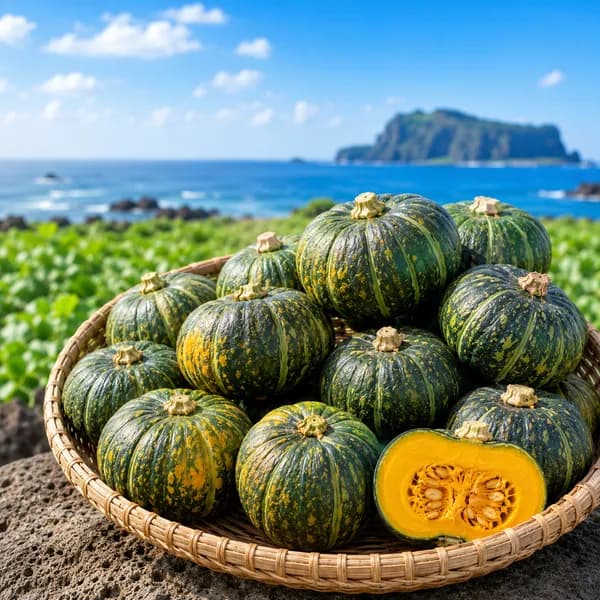 제주 바람담은 보우짱 미니밤호박 알뜰 혼합과 3kg 1박스