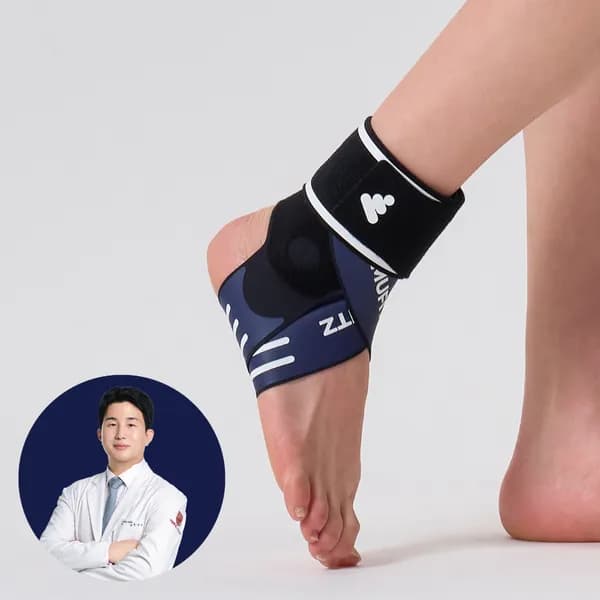 뮤피츠 에어 발목보호대 테이핑 FREE 블랙 1개