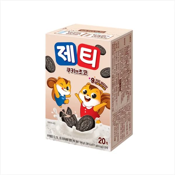 동서 제티 쿠키앤초코 20T 1개 6,600원