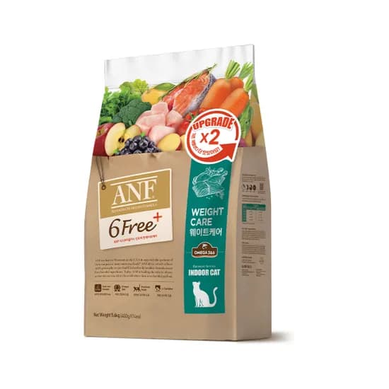 ANF 6FREE 플러스 식스프리 인도어 캣 웨이트케어, 5.6kg, 1개, 닭+연어