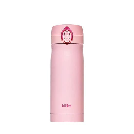 클리나 원터치 보온보냉 텀블러 보온병 펄핑크 350ml 1개