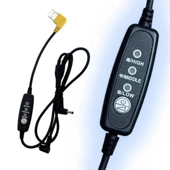 선풍기 조끼 부품 선풍기 케이블 쿨링 쿨 조끼, 리모컨 케이블, 5V2A