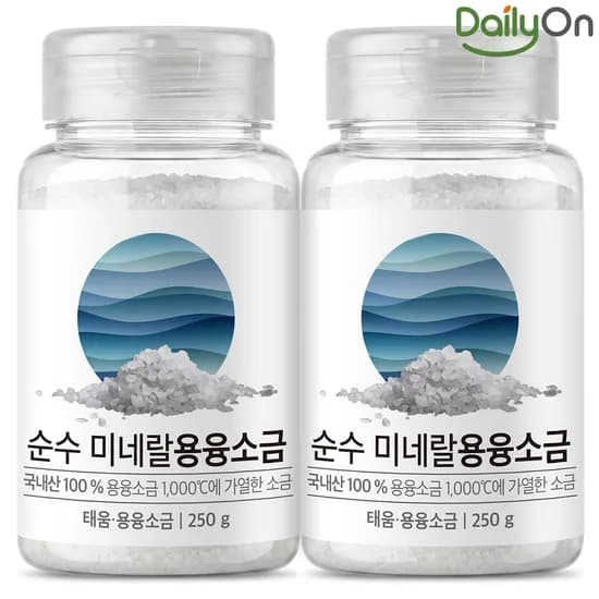 순수 미네랄 용융소금 따소물 250g 2개