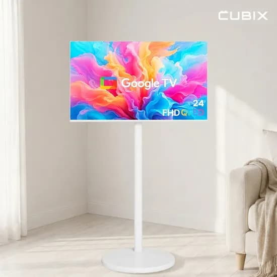 무빙큐빅스 삼탠바이미 화이트에디션, CX240FQW11, 24인치, 퍼스트스탠드, 방문설치, 1개