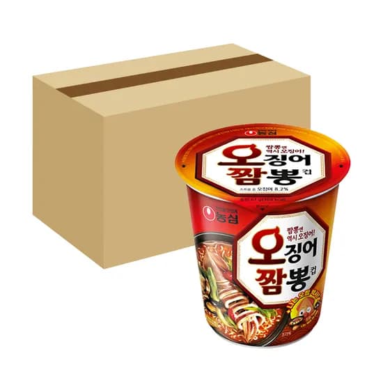 농심 오징어짬뽕 소컵 67g 24개