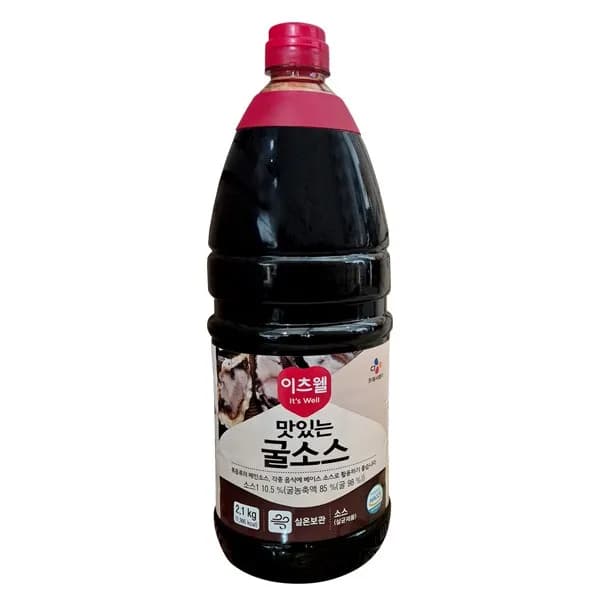 CJ프레시웨이 이츠웰 맛있는 굴소스 2.1kg