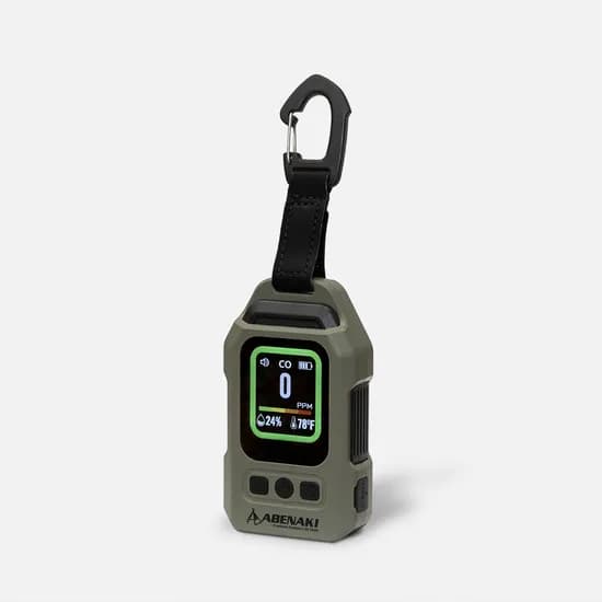 아베나키 일산화탄소 경보기 온습도계 COD01 카키 1개