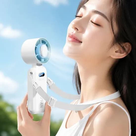 아이스 냉각패드 휴대용 선풍기 화이트 1개