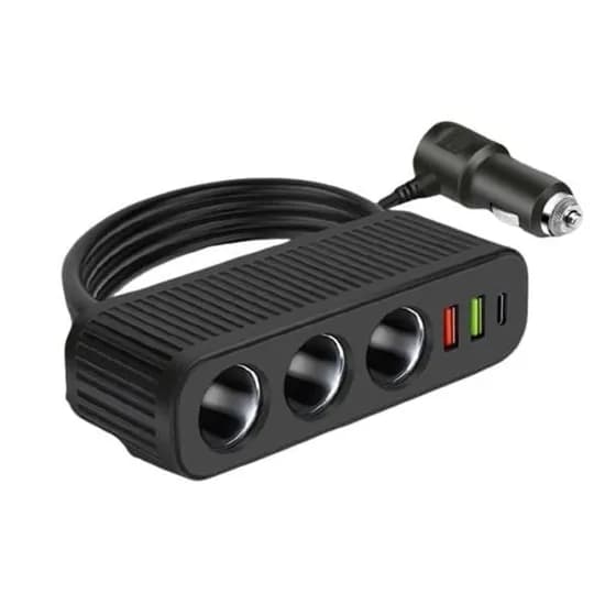시크릿 EASY 3 JET 멀티 시거잭 소켓, DC 12V/24V, 시거잭 3구, USB 2포트, C타입, 1개