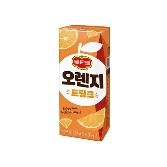 델몬트 오렌지 드링크 190ml 24개