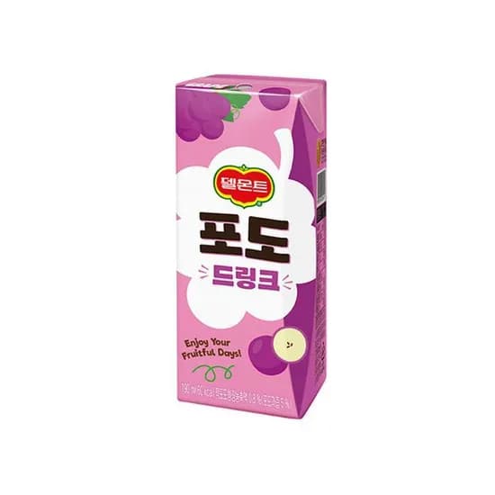 델몬트 포도 드링크 190ml 24개