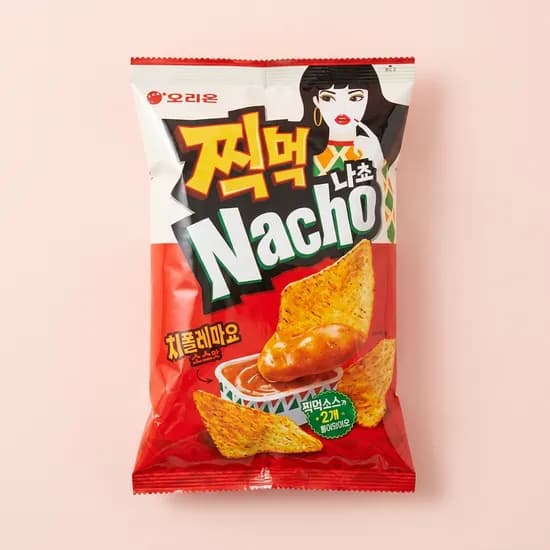 오리온제과 찍먹 나쵸 치폴레 마요소스맛 84g 7개