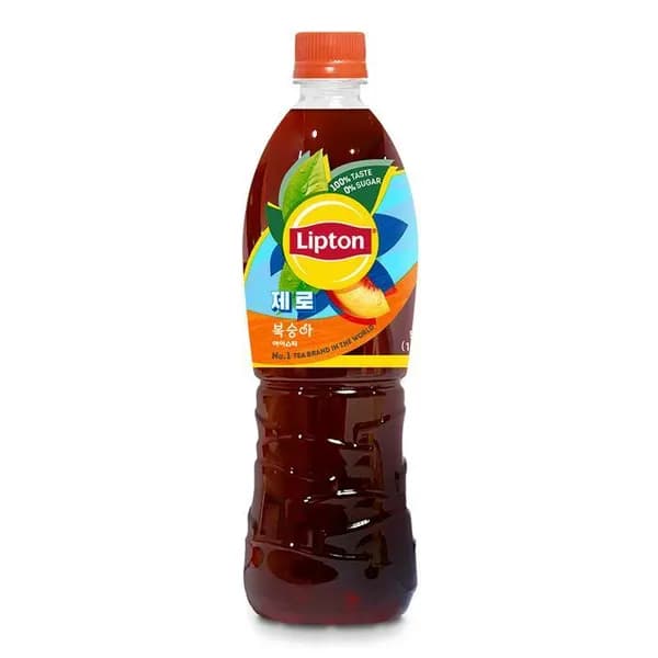 롯데칠성음료 립톤 아이스티 제로 복숭아 500ml 6개