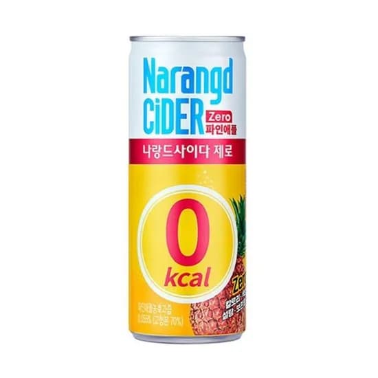 나랑드사이다 제로 파인애플, 245ml, 30개