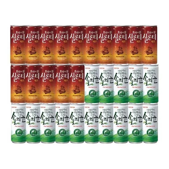 롯데 솔의눈 실론티 240ml 30개