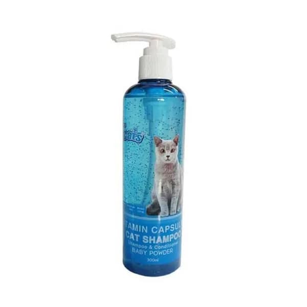 더캣츠 비타민캡슐 고양이 샴푸 베이비파우더향 300ml 1개 13,400원
