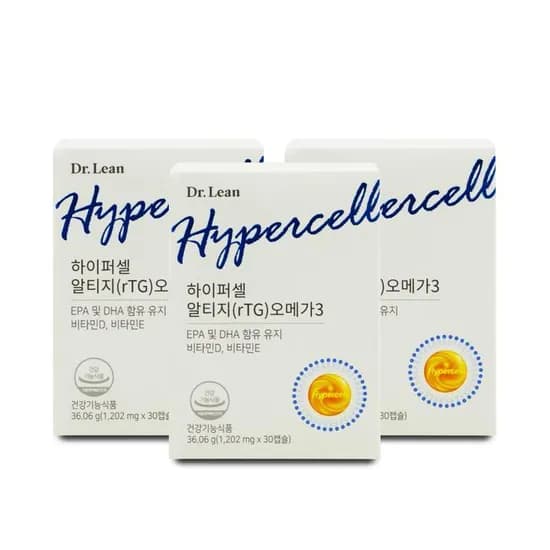 닥터린 하이퍼셀 알티지 오메가3 1202mg 30캡슐 3박스
