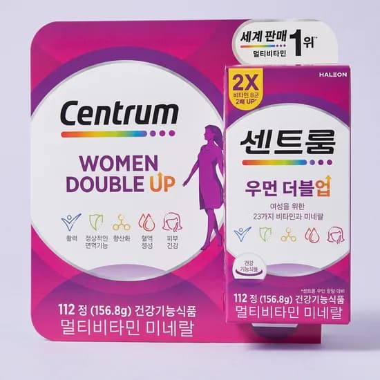 센트룸 우먼 더블업 멀티비타민 미네랄 112정 1개