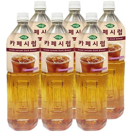 희창 카페시럽 1.5L 6개