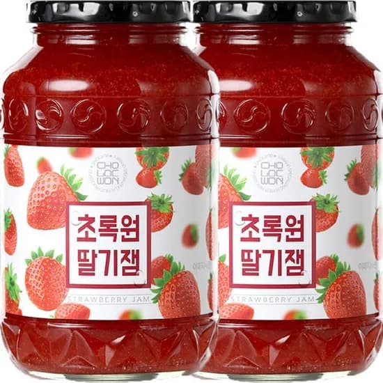 초록원 딸기잼 2kg 1000g 2병 15,870원