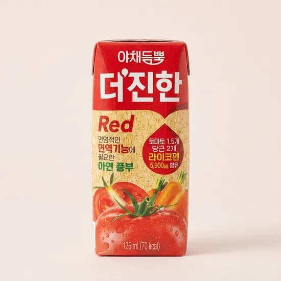 야채듬뿍 더진한 레드 125ml 24개