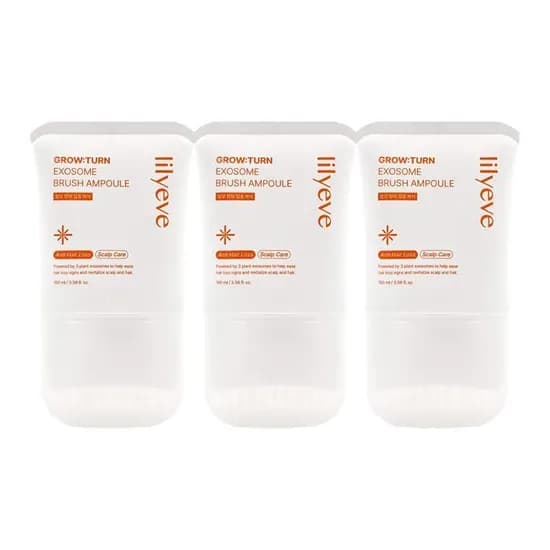 릴리이브 그로우턴 엑소좀 브러쉬 앰플 100ml 3개