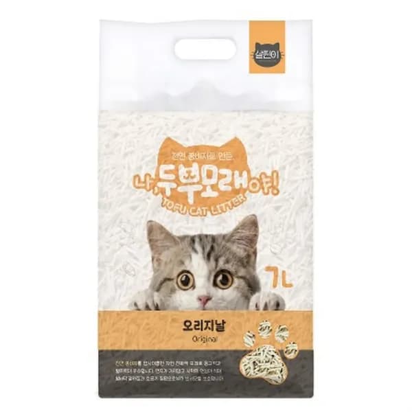 채널펫 고양이 두부모래 오리지날 7L 6개