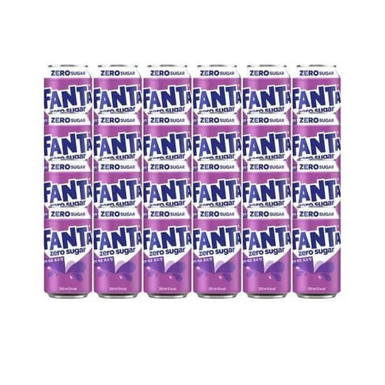 코카콜라 환타 제로 포도 350ml 24개