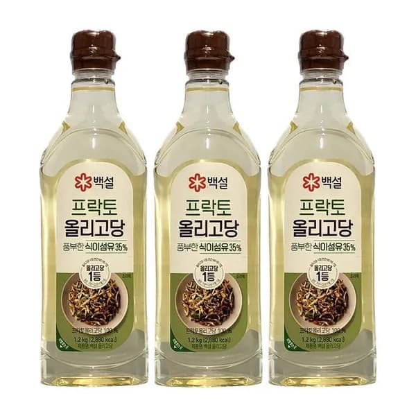 백설 프락토 올리고당 1.2kg 3개