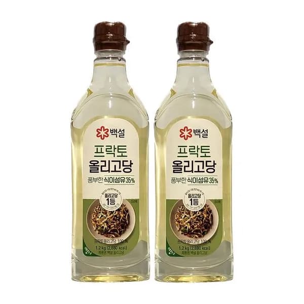 백설 프락토 올리고당 1.2kg 2개