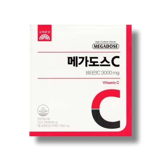 고려은단 메가도스C 비타민C 3g 100포 1개
