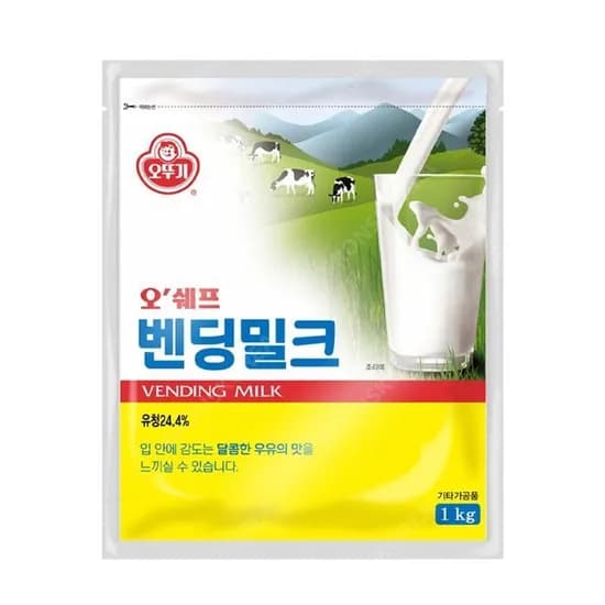 오뚜기 오쉐프 벤딩밀크 1kg