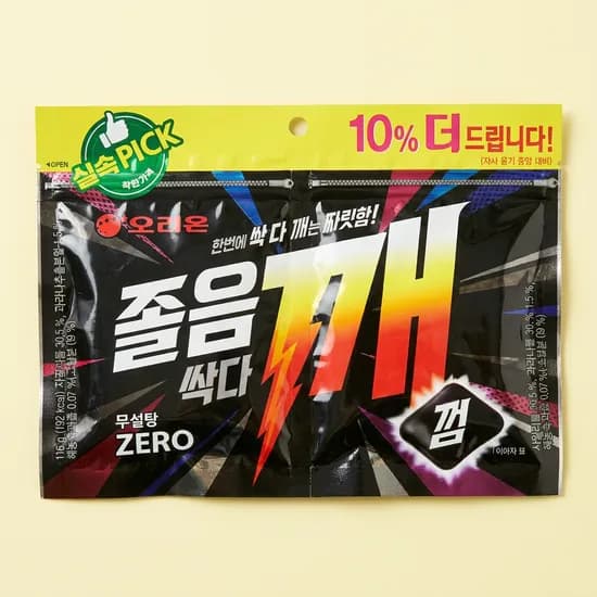 오리온 졸음싹다깨껌 116g 1개