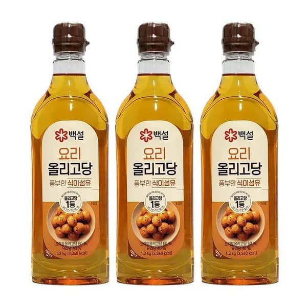 백설 요리 올리고당 1200g 3개 12,690원