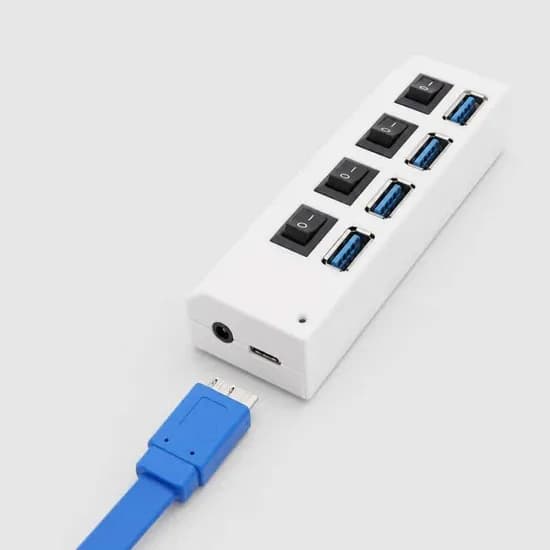 Coms 무전원 USB 3.0 개별스위치 7포트 USB 허브, BT773, 1개