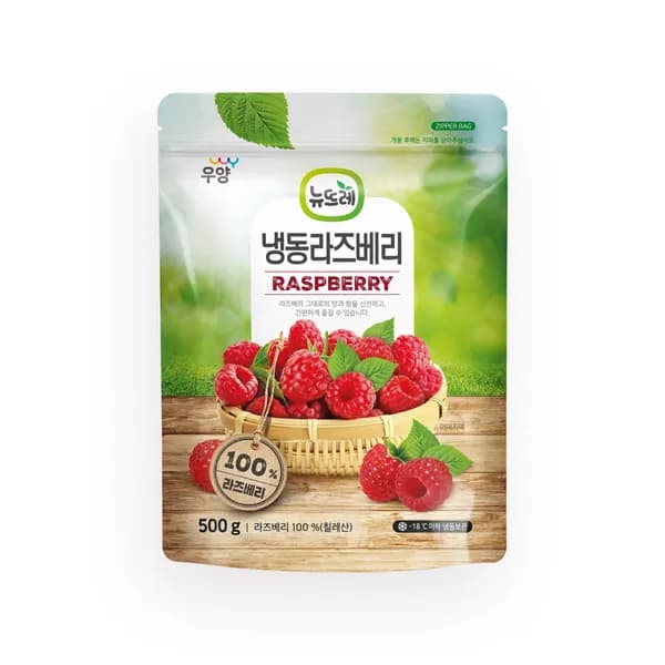 뉴뜨레 냉동 라즈베리 칠레산 1kg 1봉 11,600원