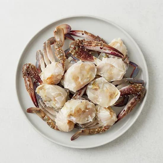 이룸찬 국내산 냉동 손질 절단꽃게 숫꽃게 500g 2개