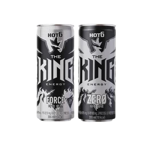 롯데칠성 핫식스 더킹 포스 + 제로, 355ml, 12개
