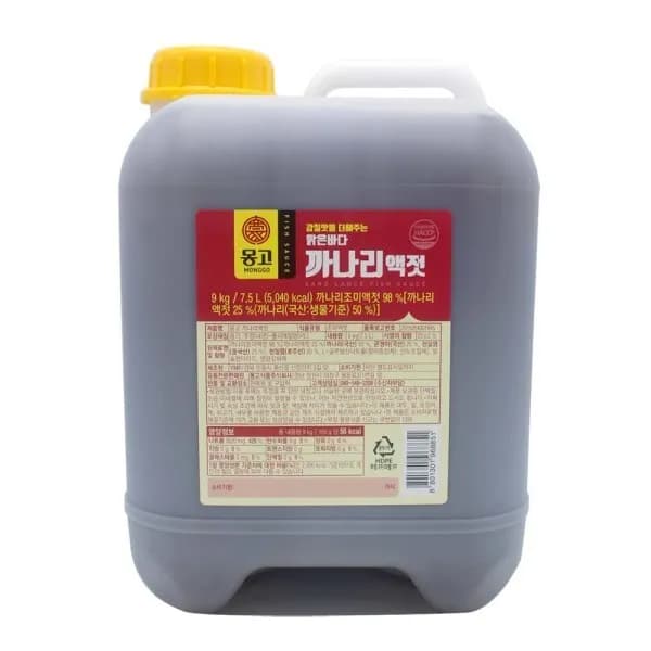 몽고 까나리액젓 9kg 1개 15,900원
