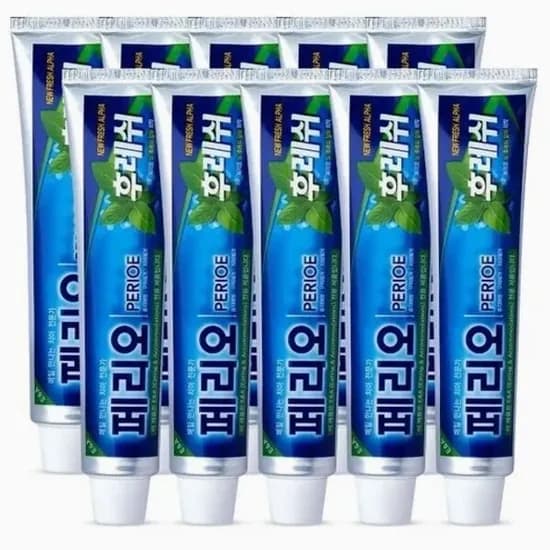 페리오 뉴 후레쉬 알파 치약 150g 10개