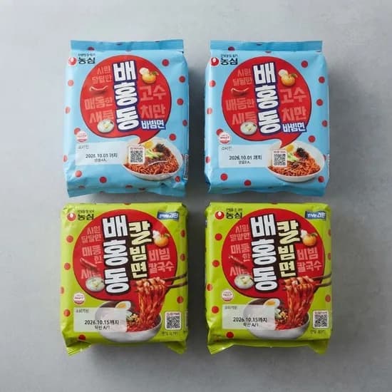 농심 배홍동 비빔면 8개 외 1종