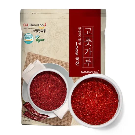청정식품 국내산 굵은 햇 고춧가루 1kg 1개