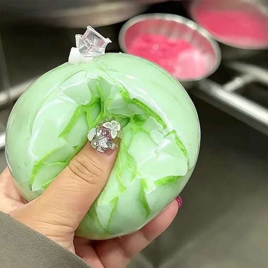 왁뿌볼 왁스볼 말랑이, 청포도, 2개, 60g