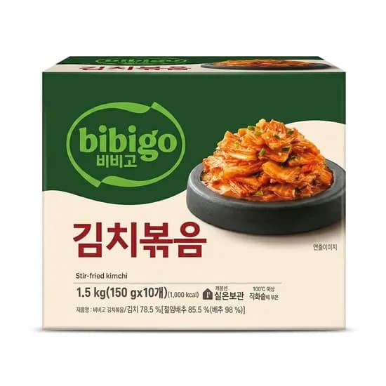 CJ제일제당 비비고 김치볶음 150g 10개