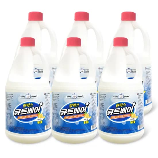 엑소 큐트베어 향락스 레몬향 2L 6개입
