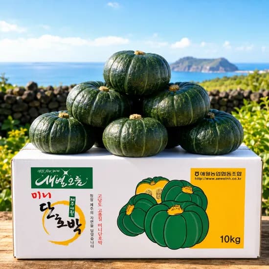 제주 미니밤호박 보우짱, 5kg, 1박스
