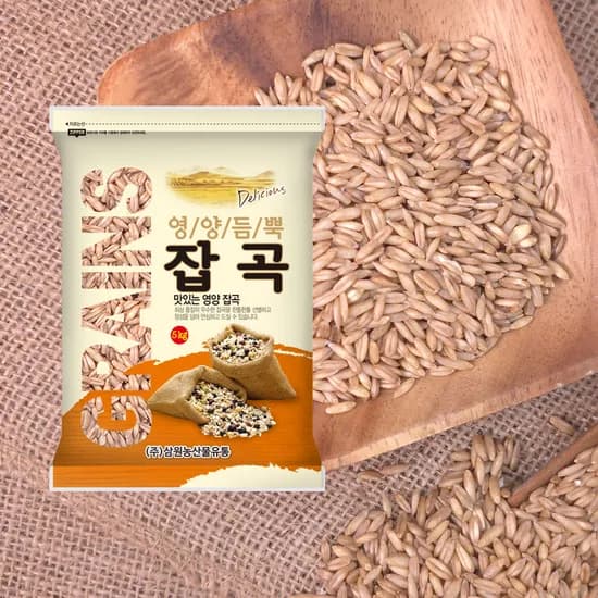 삼원 국내산 귀리, 5kg, 1개