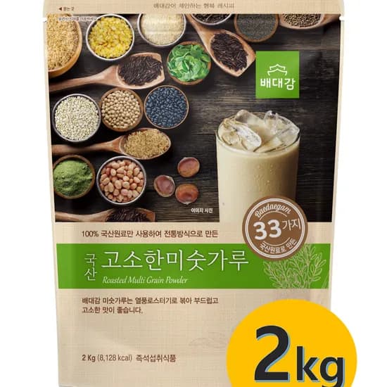 배대감 국내산 33곡 고소한 미숫가루 2kg 1개