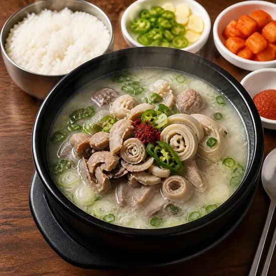유비푸드 간편 부산식 돼지내장국밥 140g 5개