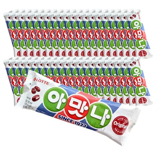 롯데 아맛나 아이스크림 아맛나바 70ml 40개 26,190원